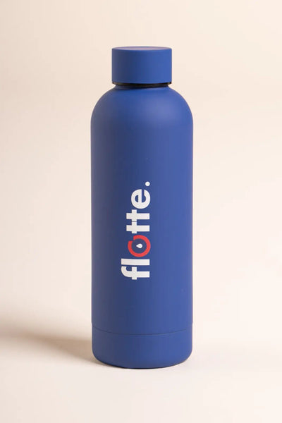 Isothermal stainless steel bottle - Gourd - Flotte #couleur_bleu-roi