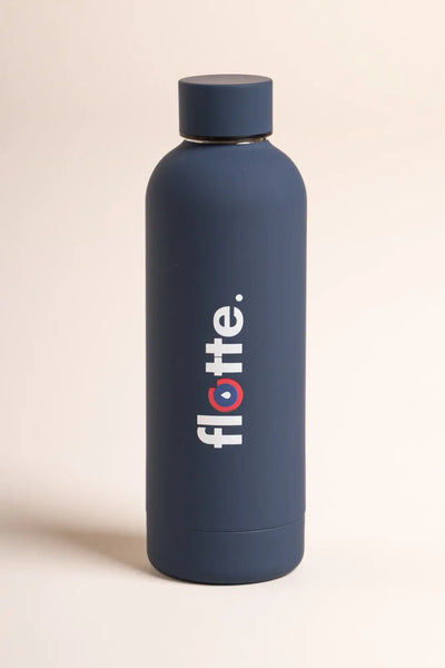 Isothermal stainless steel bottle - Gourd - Flotte #couleur_indigo