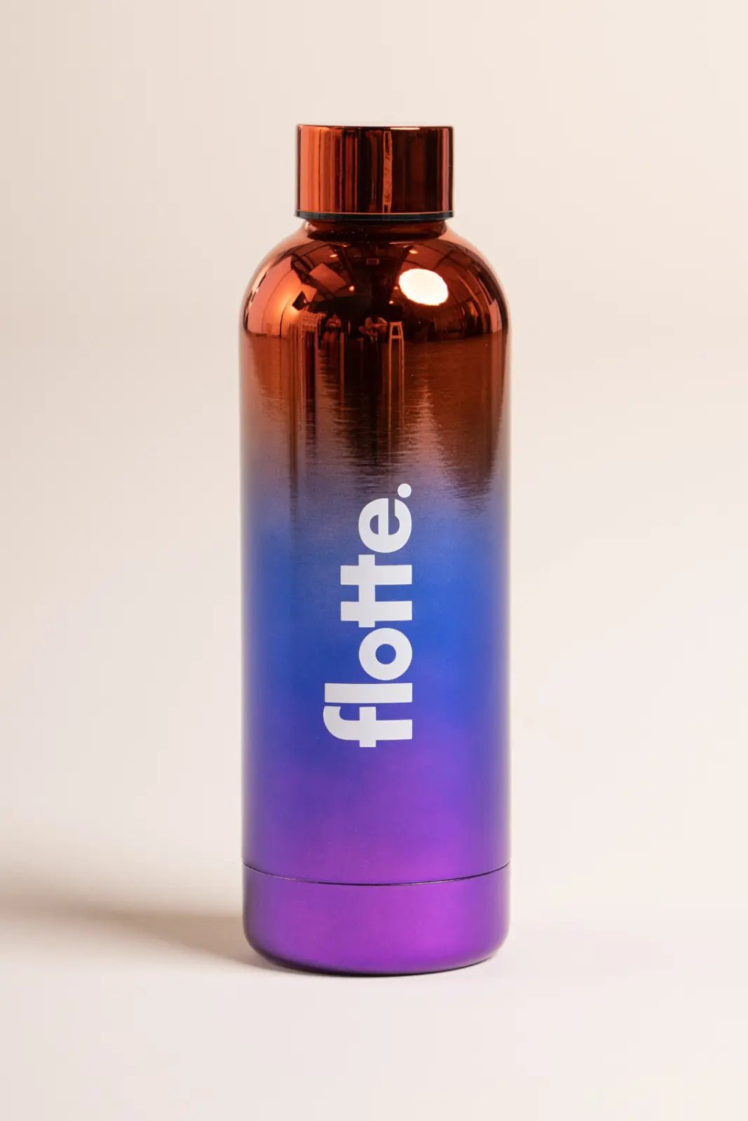 Isothermal stainless steel bottle - Gourd - Flotte #couleur_holo-blue