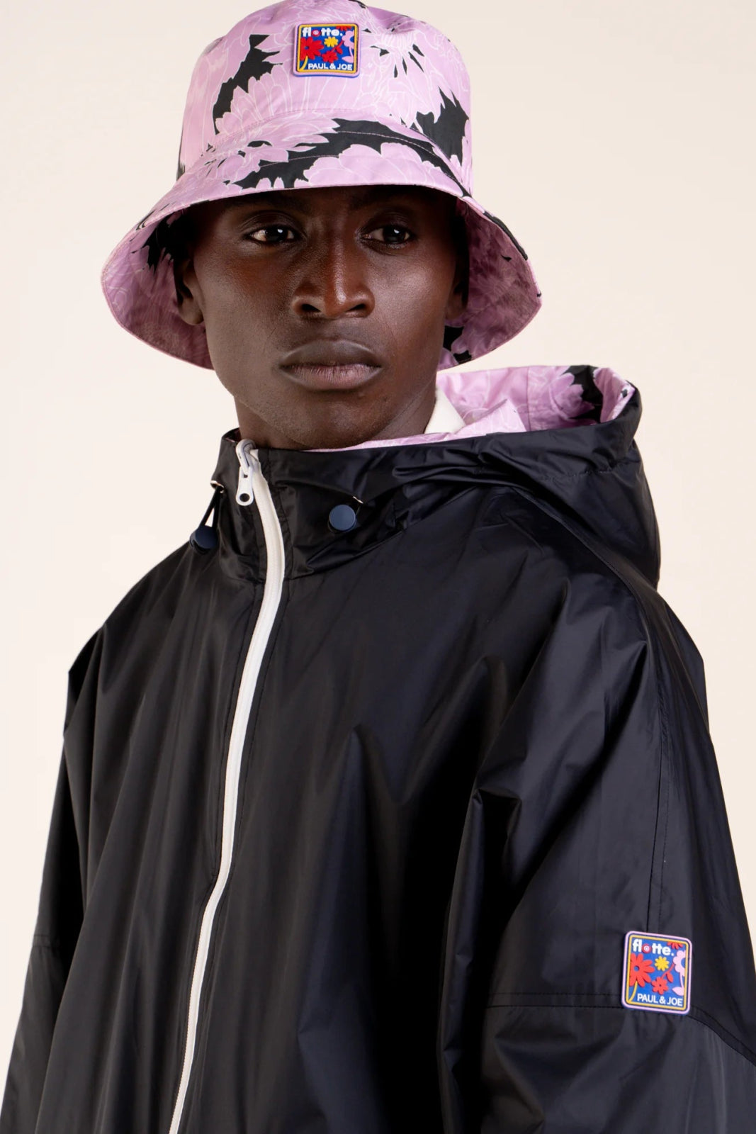Gaîté - Reversible windproof jacket - Flotte x Paul & Joe - Flotte #couleur_botania-reversible