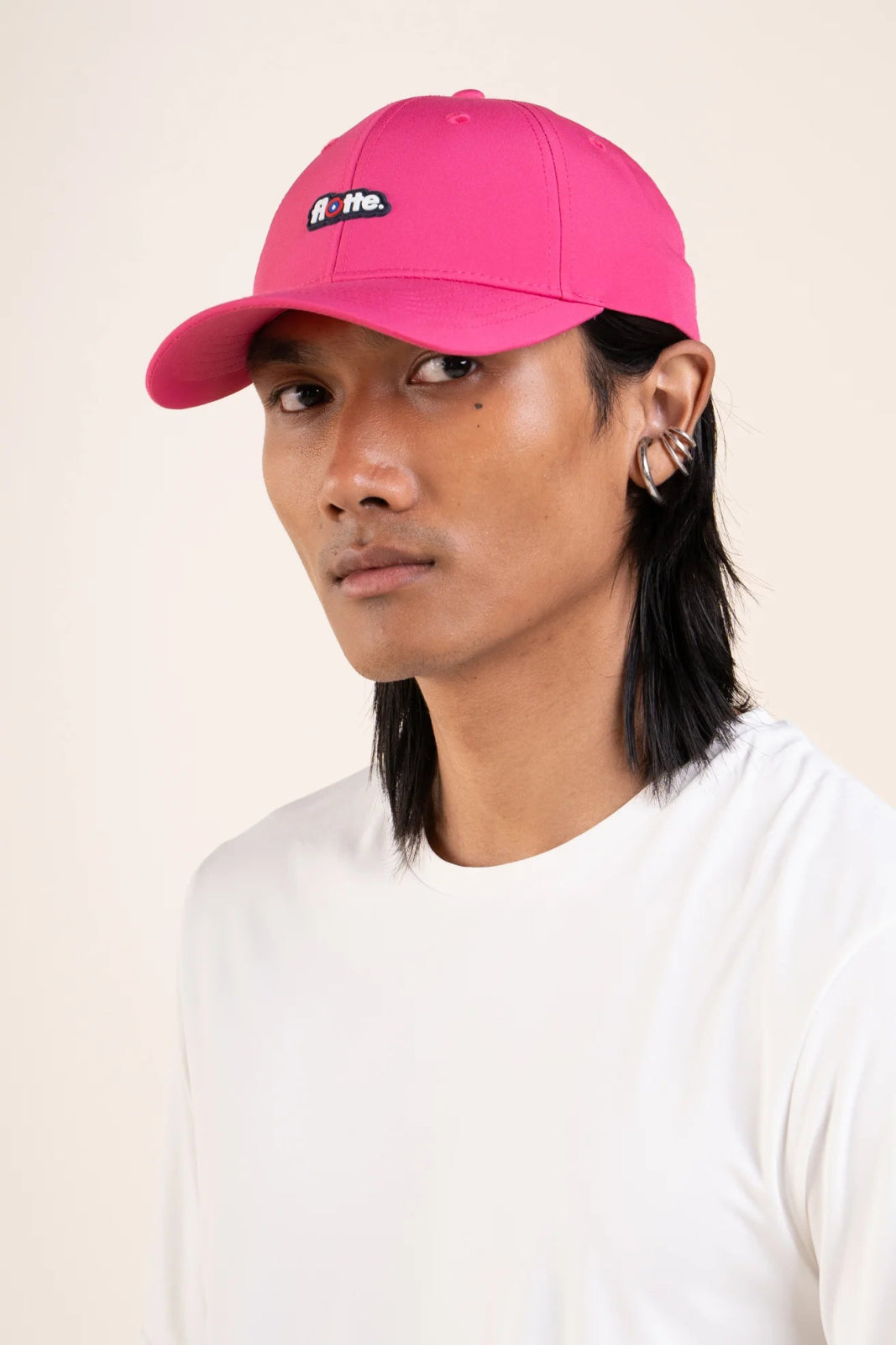 Water-repellent, mixed, eco-responsible and colorful cap - Luxembourg - #couleur_fuschia