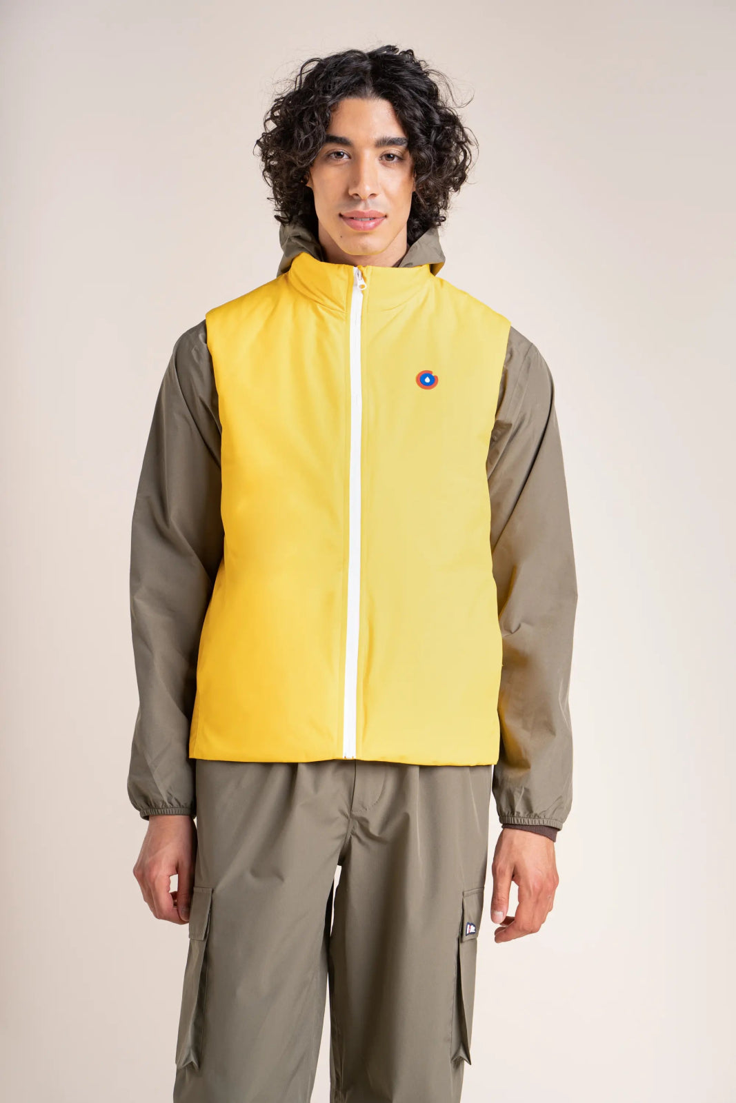 Opera - Waterproof sleeveless down jacket - Flotte #couleur_citron