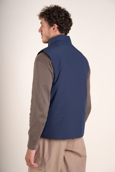 Opera - Waterproof sleeveless down jacket - Flotte #couleur_indigo