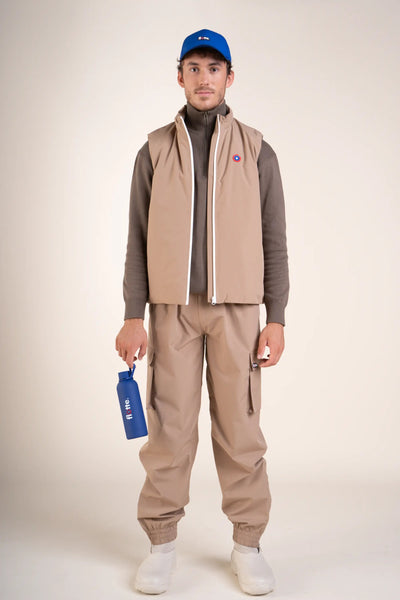 Opera - Waterproof sleeveless down jacket - Flotte #couleur_sahara