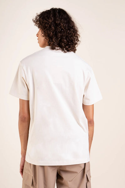 Temple water-repellent T-shirt in 100% cotton, made in Portugal #couleur_creme